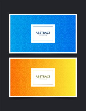 renkli desen biçimi dikey selamlama kartı