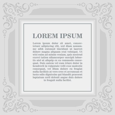 Hattatlık kare çerçeve çizgileri