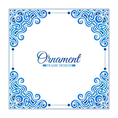 Renkli sanat çerçevesi tasarım şablonu