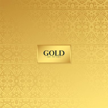 Lüks altın sanat eseri desen tasarımı