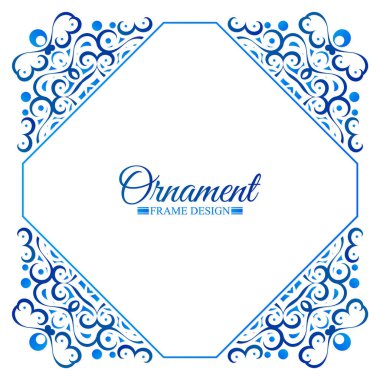 Renkli sanat çerçevesi tasarım şablonu