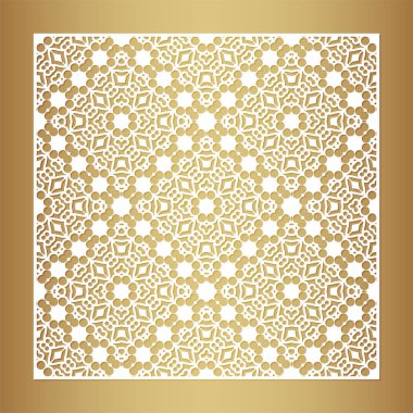 Kusursuz ölüm dekoratif şablonu kes