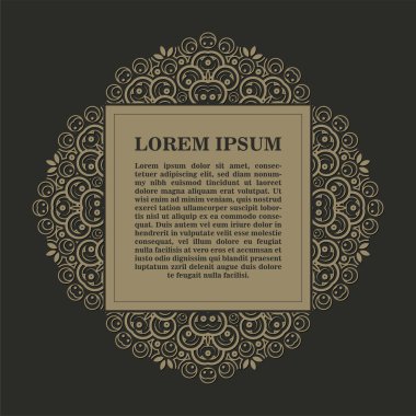 Süslü, etnik, pürüzsüz sınırlar