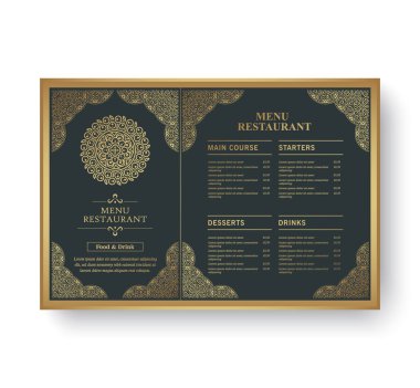 Süslü Ögelerle Menü Düzeni