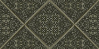 koyu etnik desensiz şablon