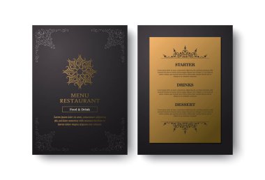 Süslü Ögelerle Menü Düzeni