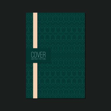 Süs deseni kitap kapağı koleksiyonu