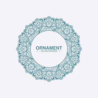 deniz mavisi ve beyaz dekoratif yuvarlak süs