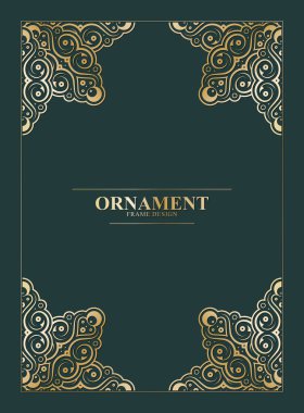 Zarif Altın Süsleme Tasarımı