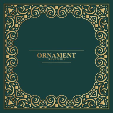 Zarif Altın Süsleme Tasarımı