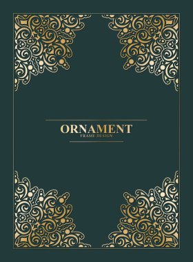 Zarif Altın Süsleme Tasarımı