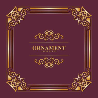 Zarif Altın Süsleme Tasarımı