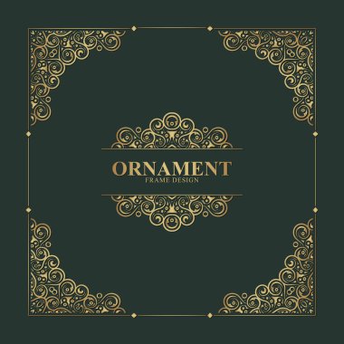 Zarif Altın Süsleme Tasarımı