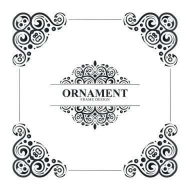Zarif Süs Çerçeve Tasarımı şablonu