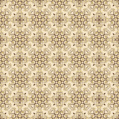 Süslü El Çizimi Girdap Biçimli Vintage Model Dekoratif Arkaplan