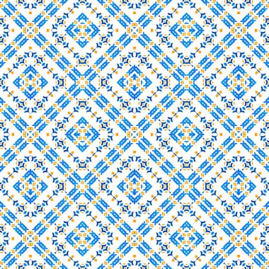 Renkli soyut geometrik desen tasarımı