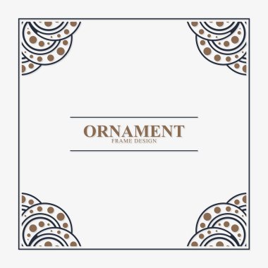 Zarif Süs Çerçeve Tasarımı şablonu