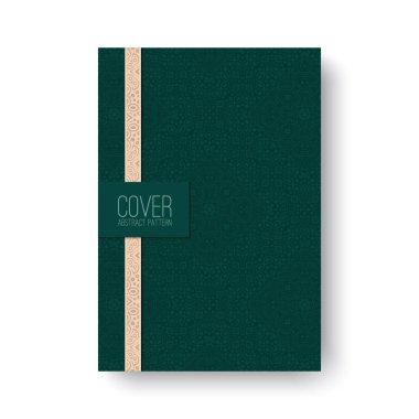 Süs desenli kitap koyu