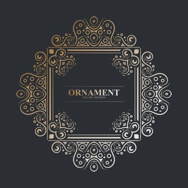 Zarif Altın Süsleme Tasarımı