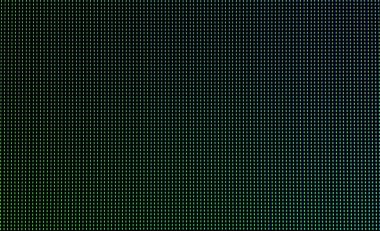 Detaylı OLED görüntüleme sistemi yeşil tonda. Yeşil tonlarda soyut arkaplan.