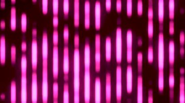 Pembe hareketli ışık soyut arka planının 3 boyutlu animasyonu. 3B hareket ışığı canlandırması soyut arkaplan.