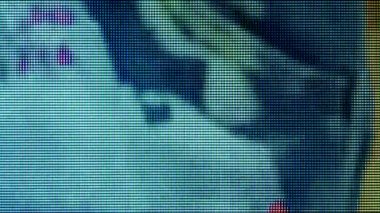 OLED monitörünün soyut arka planının makro görüntüleri. Soyut renk arkaplanının yakın plan görüntüsü.