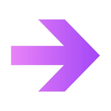 Sağ gradyan evrensel simge ui ux element işareti sembolü.