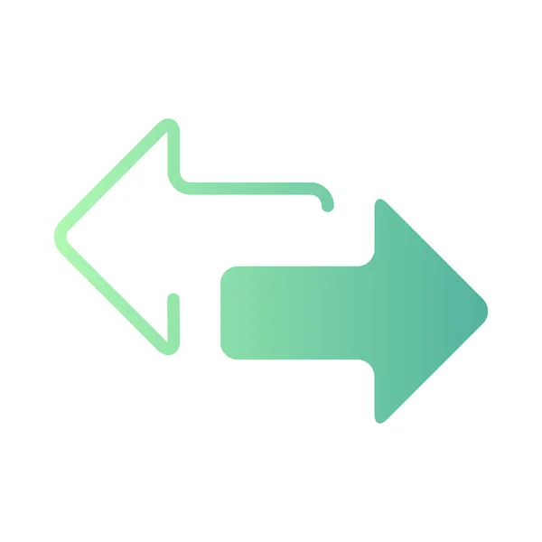 Transfer Gradient Universal Icon Element Sign Symbol — Stock Vector