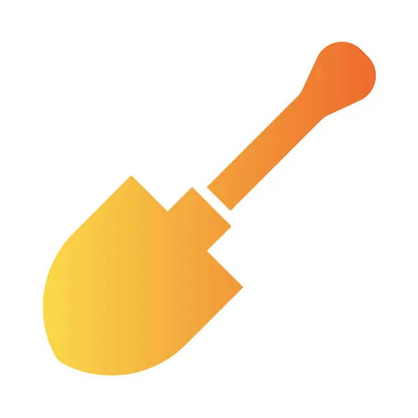 Shovel Gradient Universal Icon Element Sign Symbol — Stock Vector