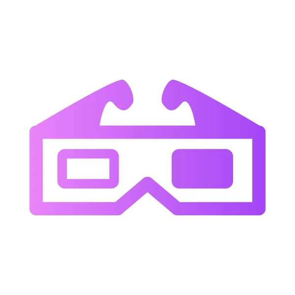 Glasses Gradient Universal Icon Element Sign Symbol — Stock Vector