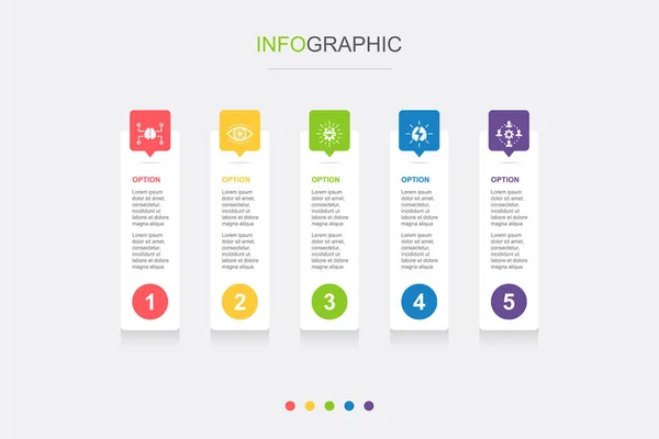 Kreative Strategie Vision Kreatives Team Brainstorming Zusammenarbeit Symbole Infografik Design — Stockvektor