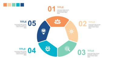 development, management, analysis, teamwork, smart, icons Infographic design layout template. Creative presentation concept with 5 options