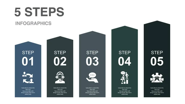 Coaching Support Advice Mentor Development Icons Infographic Design Layout Template Telifsiz Stok Vektörler