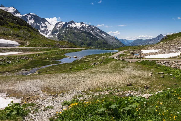 Cúpula Passe Susten Nos Alpes Suíços Gadmen Cantão Berna Suíça — Fotografia de Stock