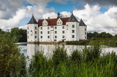 Gluecksburg Şatosu, Flensburg Fjord, Gluecksburg, Baltık Denizi, Schleswig-Holstein, Almanya