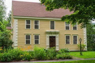 House at Old Deerfield Village Historic District, Massachusetts, USA