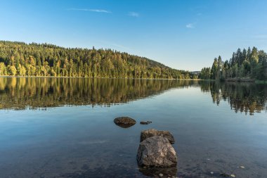 Schluchsee, Lenzkirch, Baden-Wuerttemberg, Deutschland yakınlarındaki Kara Orman 'da
