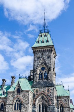 Kanada Parlamento Binası, Parliament Tepesi, Doğu Bloğu Kulesi, Ottawa, Ontario, Kanada