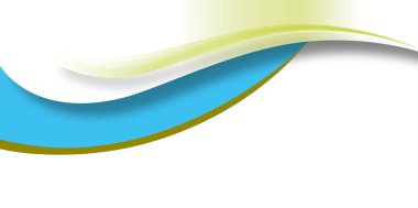 Abstract Transparent Geometric Web Banner Background in sky blue and light green