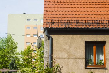 Polonya, Yukarı Silezya, Katowice, Giszowiec İlçesi, Staszic 'in Antik ve Modern Konutları