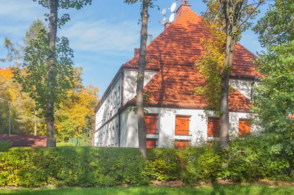 stock image Poland, Upper Silesia, Zabrze, Rokitnica District Franz von Ballestrem housing estate, sunlit