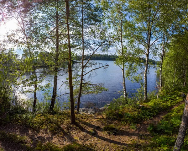 Jezero Lygern Blízko Satily Shora — Stock fotografie