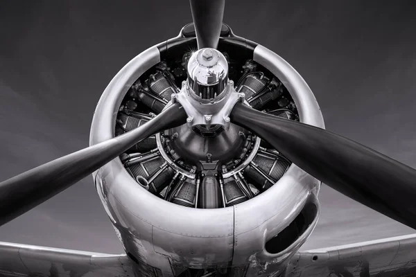 Гвинт Історичного Літака — стокове фото