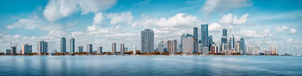 Panoramę Miasta Miami Florydzie — Zdjęcie stockowe
