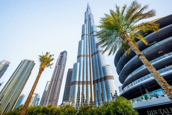 Dubai Emirados Árabes Unidos Junho 2023 Famoso Burj Khalifa Durante — Fotografia de Stock