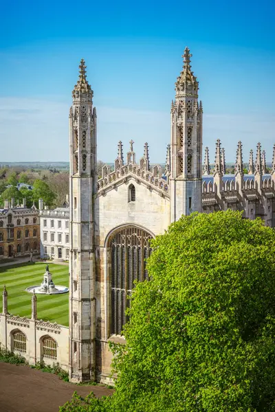 Univerzitní Kaple Králů Cambridge Velká Británie Stock Obrázky