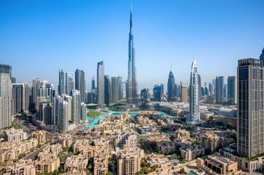 dubai, vae - 03. Haziran 2024, sabah güneşinde Dubai şehir merkezi.