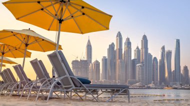 Jumeirah plajında gün doğumu, Dubai