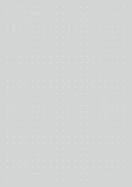 Blatt Mit Weißen Punkten Auf Grauem Hintergrund Perfekt Für Planer — Stockvektor