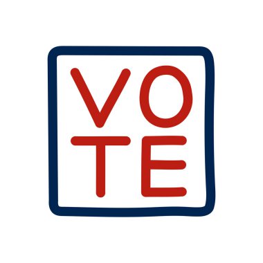 Oylama, el yazısı metni. Demokrasi, oy kullanma, siyaset kavramı.